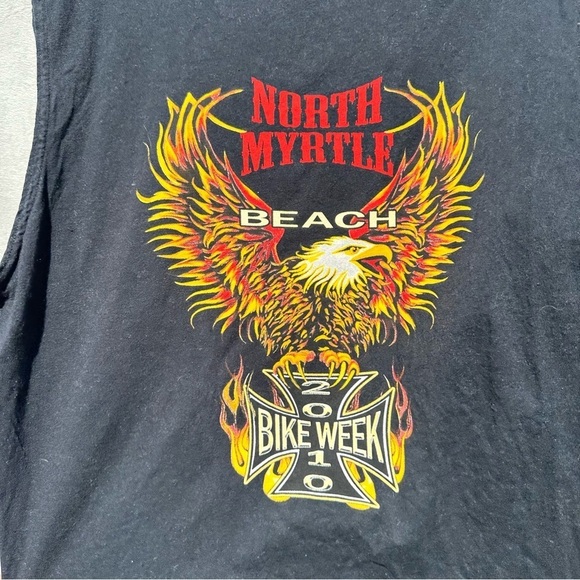 Harley Davidson Sz XL Myrtle Beach Biker Tank Tee - Picture 2 of 5